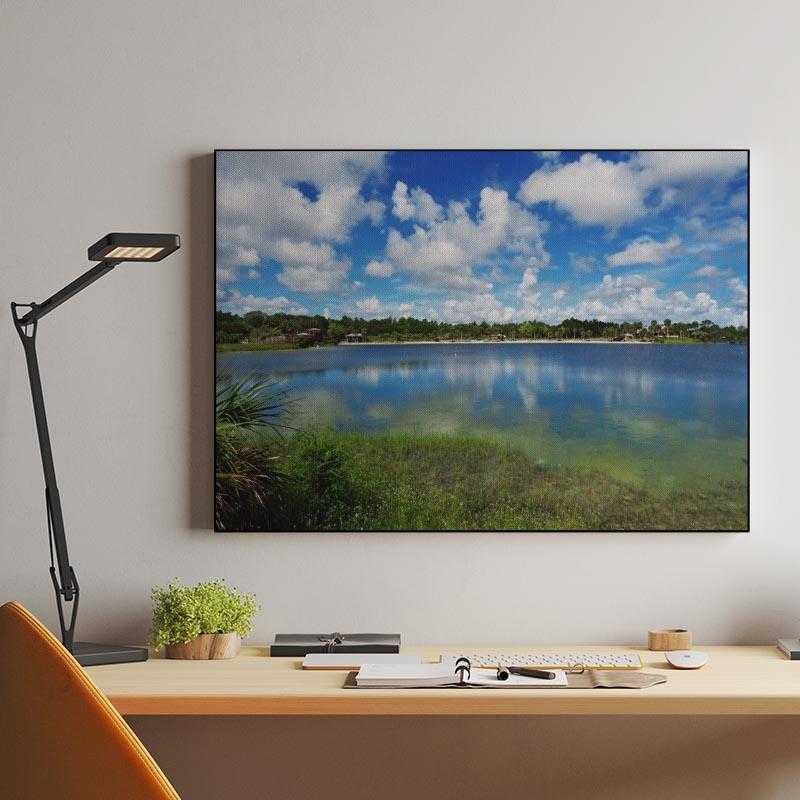 Clouds Reflecting in the Lake