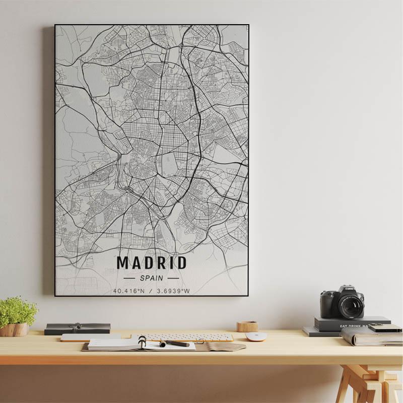 Madrid map