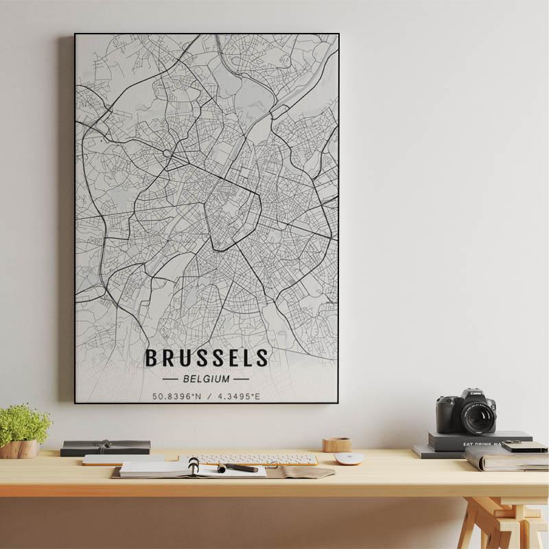 Brussels map