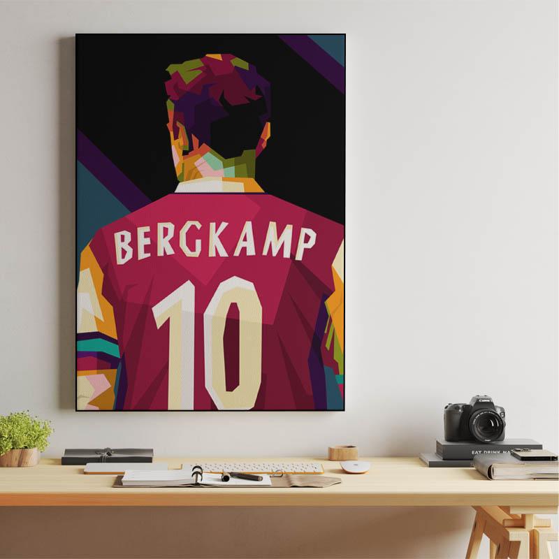 Dennis Bergkamp in Pop art fantastic