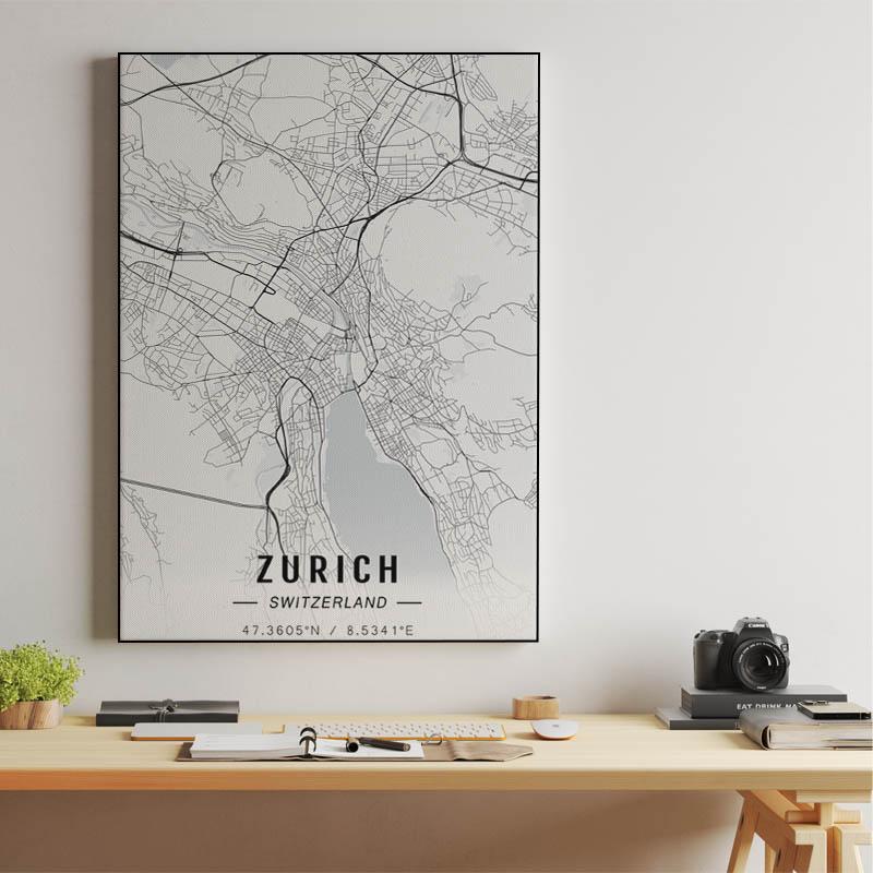 Zurich map
