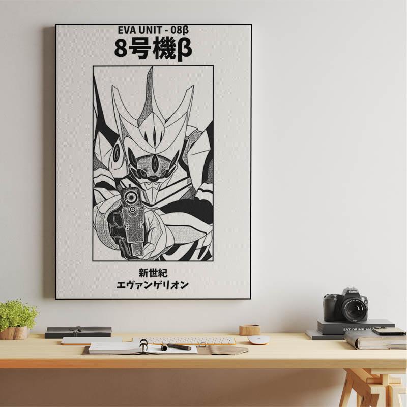 Eva Unit 08 Black and White