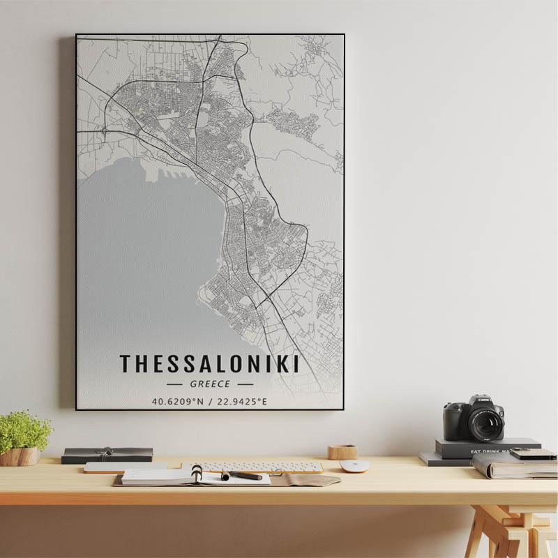 Thessaloniki map