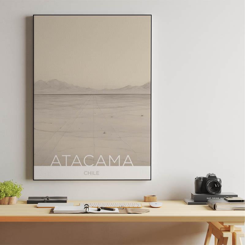 The Atacama Desert - Chile - Single Line Technique