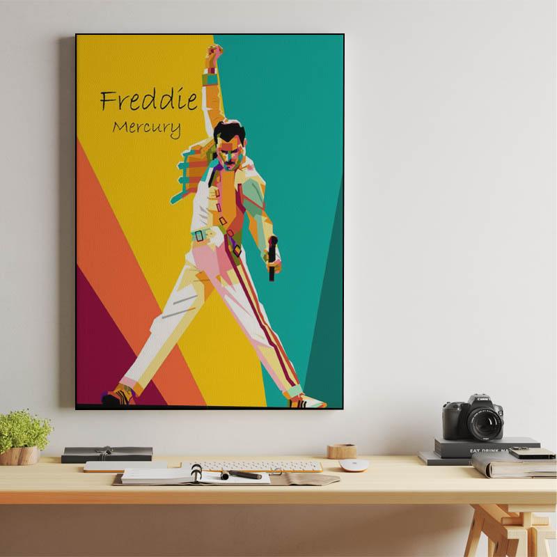 Freddie Mercury wpap illustration