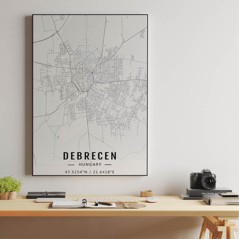 Debrecen map