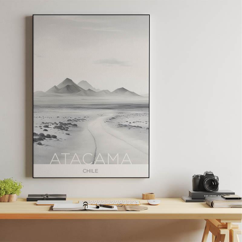 The Atacama Desert - Chile - Graphite Technique