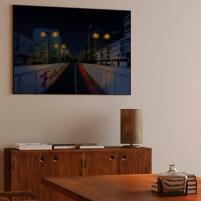 Night lights cityscape