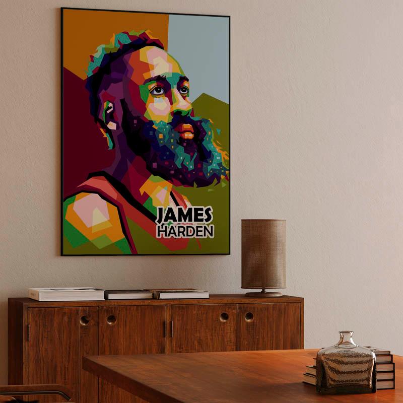 James Harden in wpap pop star