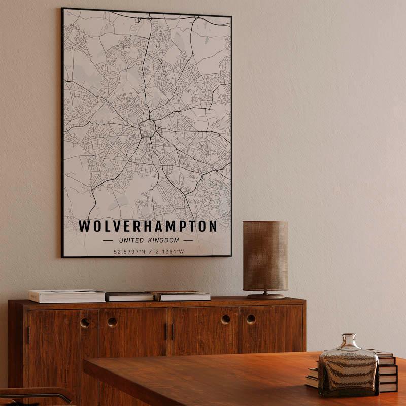 Wolverhampton map