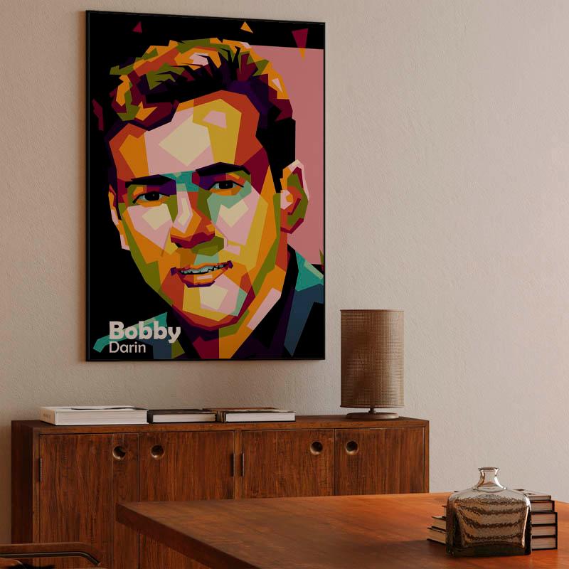 Music 70s Bobby Darin in wpap art