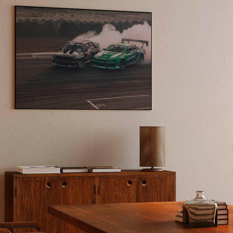 Drifting BMW E30 3 series & Nissan S14 Silivia