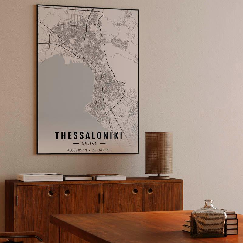 Thessaloniki map