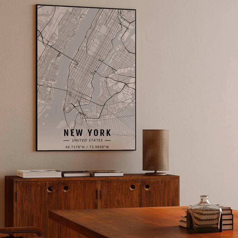 New York map
