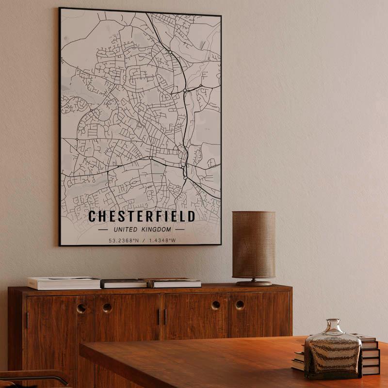 Chesterfield map