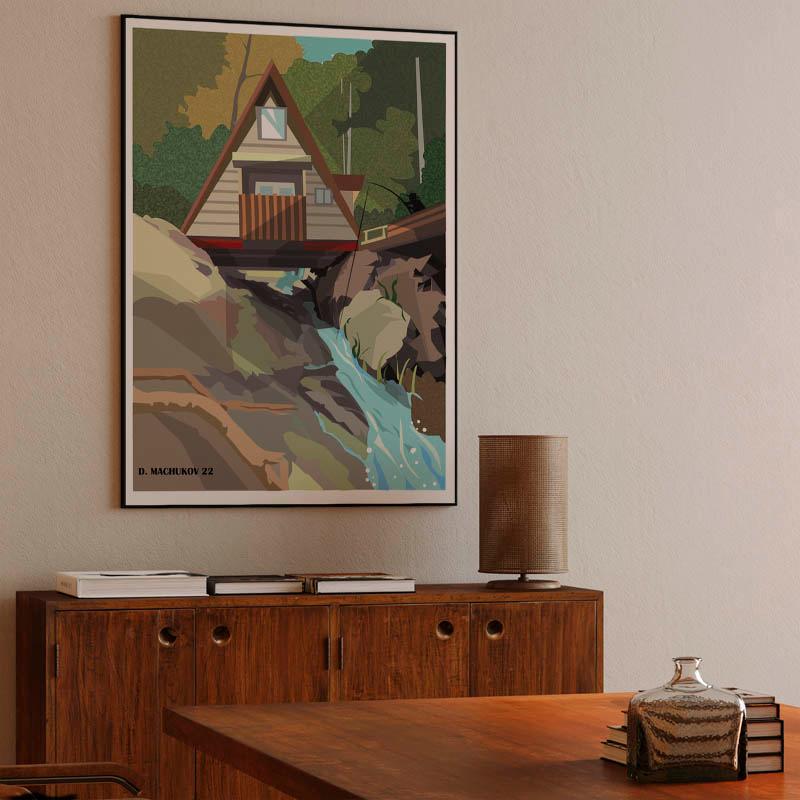 My childhood cabin in the woods