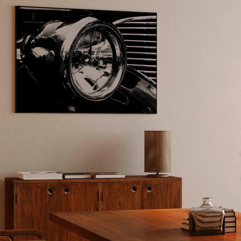 Black and White Chevrolet 1937