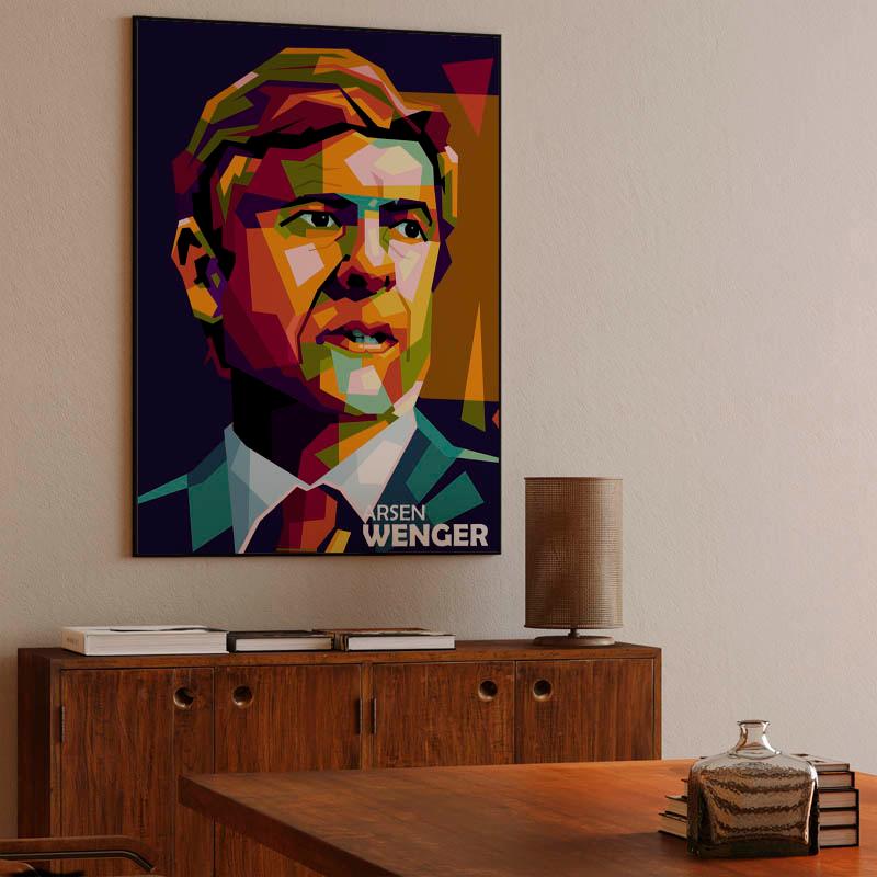 Arsen Wenger in wpap pop art