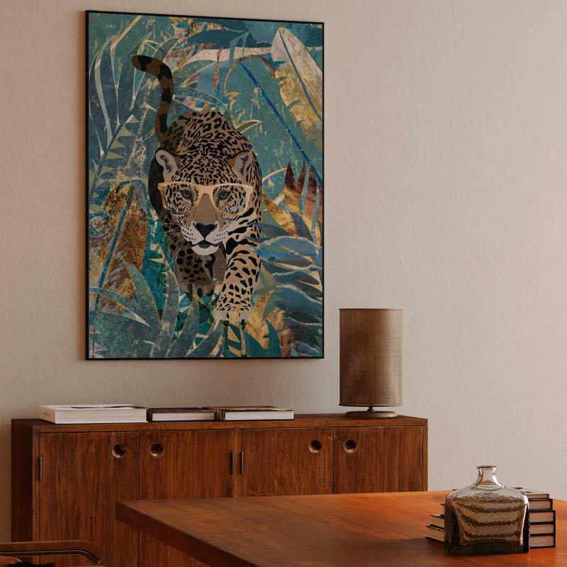 Curious Jaguar in the jungle