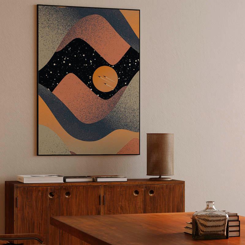 The sand dunes of Mars