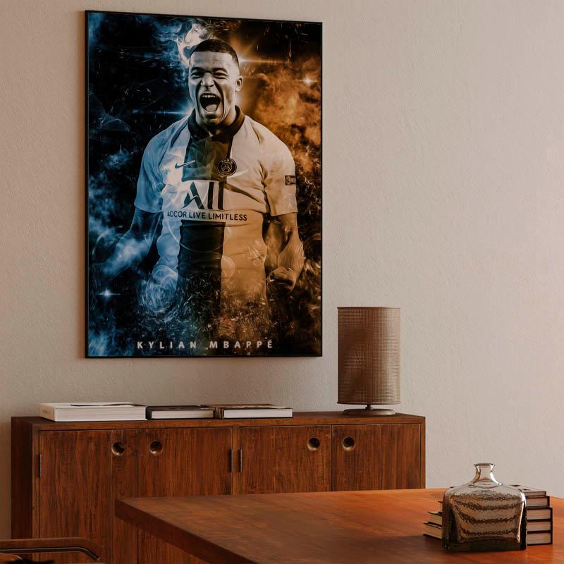 Kylian Mbappe Abstract