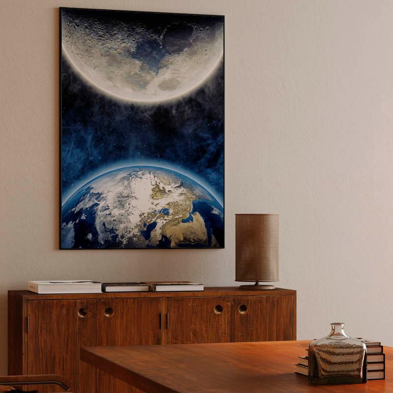 Earth and Moon