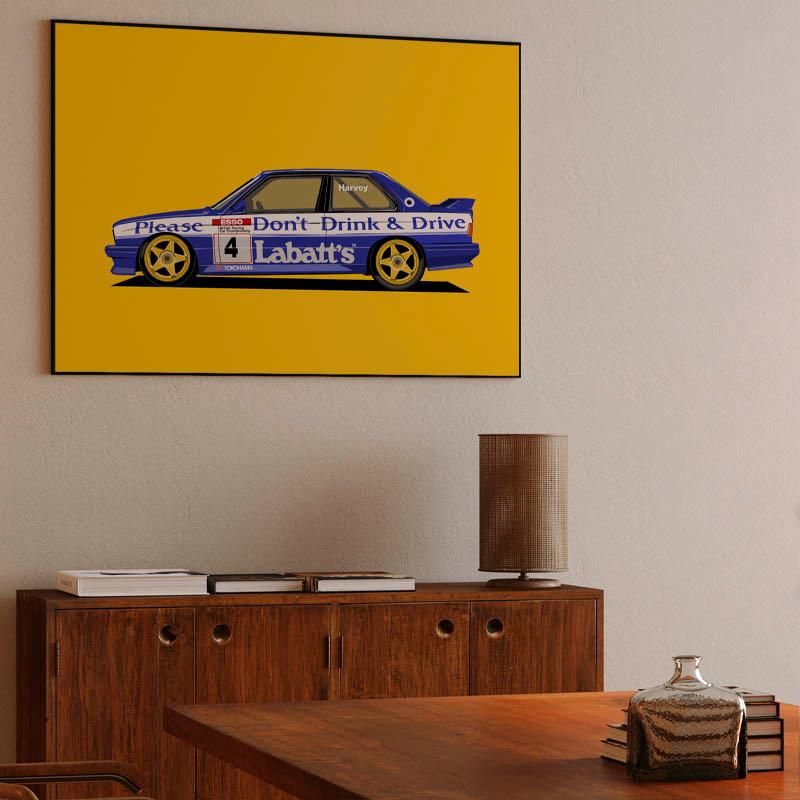 Tim Harvey Labatt's BMW E30 M3 BTCC