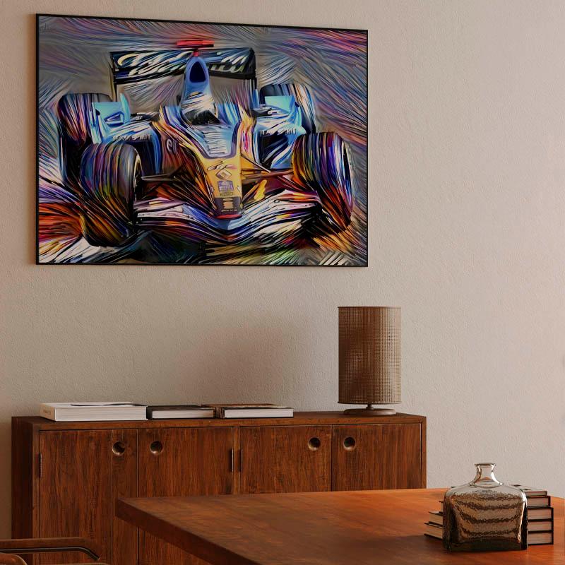 Digital Art Formula 1 Renault Fernando Alonso