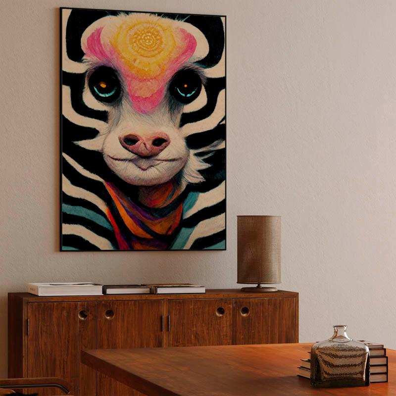 Zebras painting