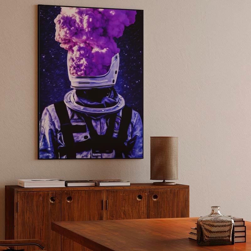 Astronaut Smoke Head