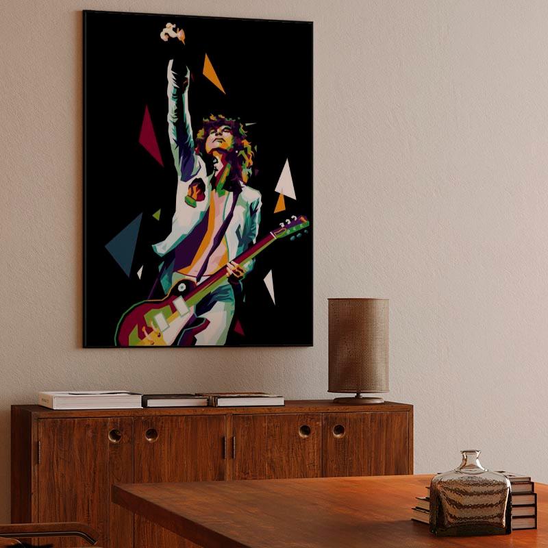 Jimmy Page in fantastic illustration