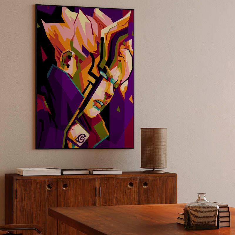 Boruto mode Karma in pop art