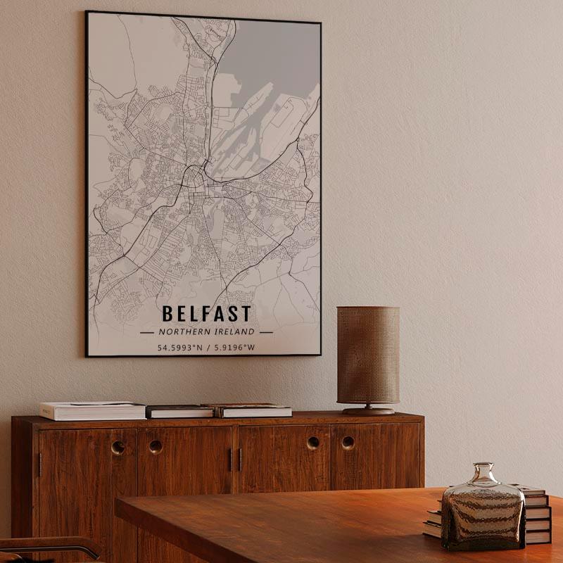 Belfast map