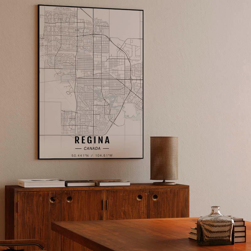 Regina map