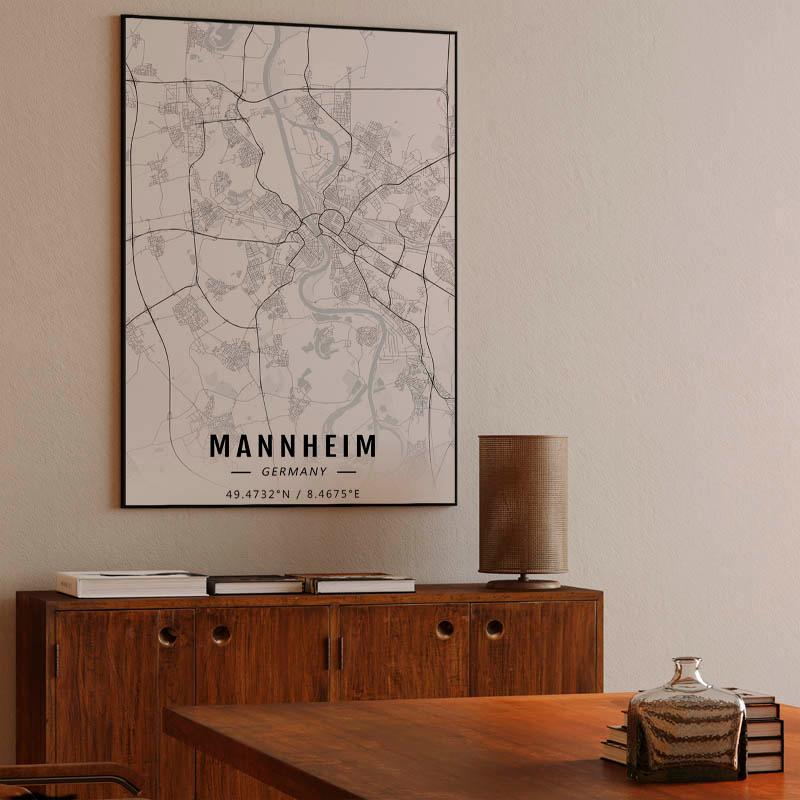 Mannheim map