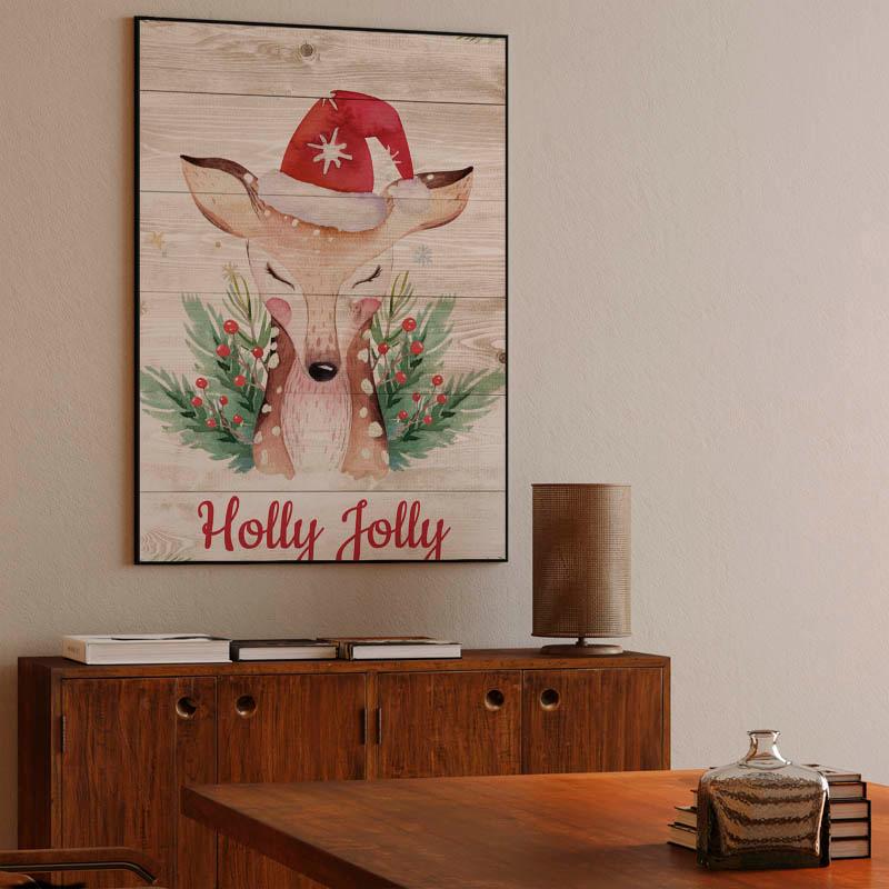 Christmas Holly Jolly Deer