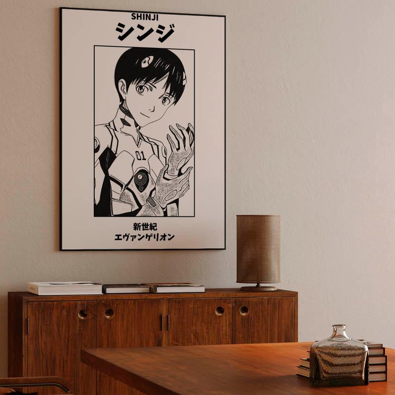 Shinji Black and White