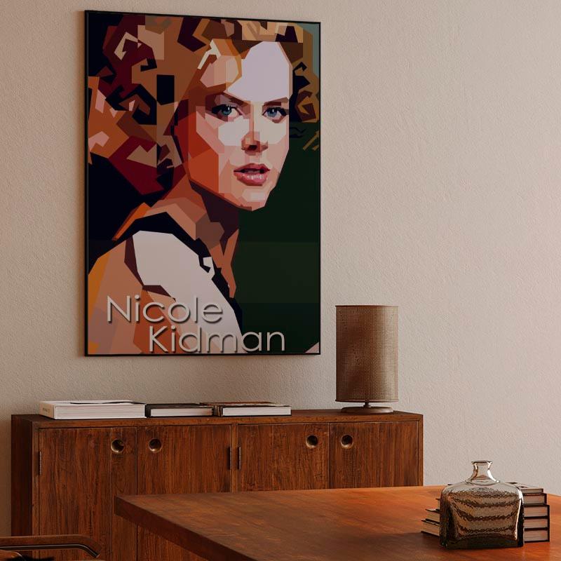 Nicole Kidman Hollywood Actress Retro Style