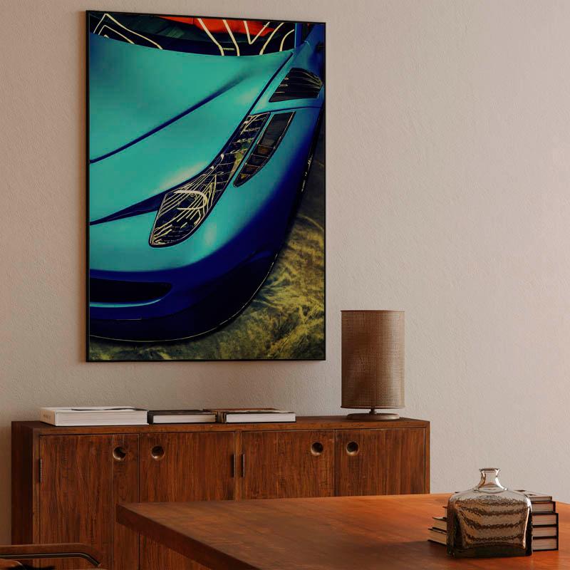 Ferrari 458 (electric blue)