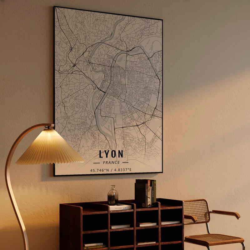 Lyon map