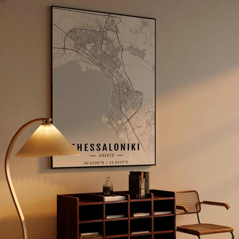 Thessaloniki map