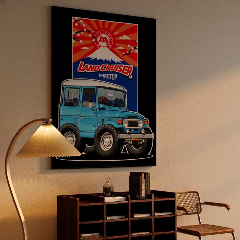 Toyota Land Cruiser J40 Hardtop CARtoon CARicature