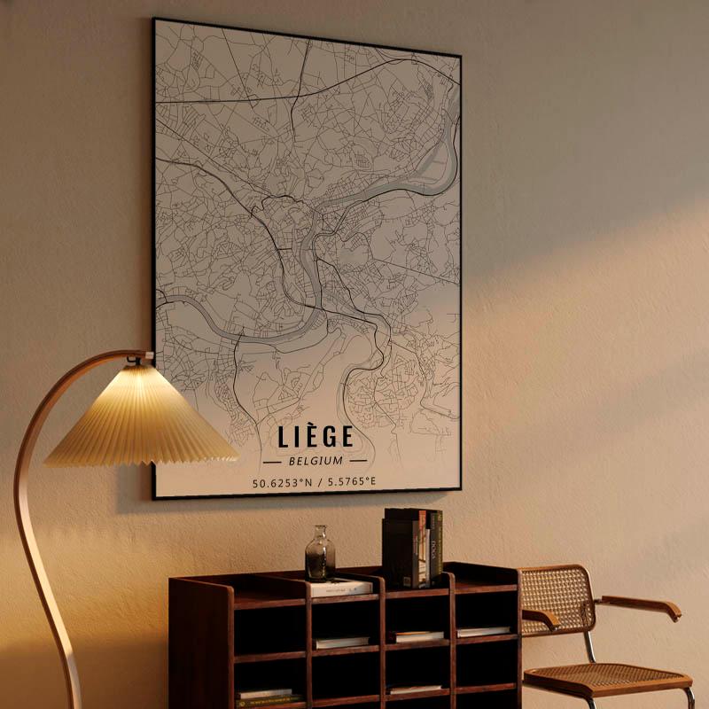 Liège map