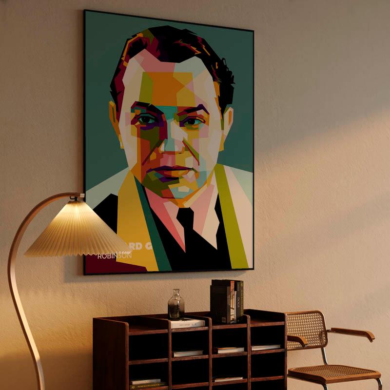 Edward G Robinson in amazing pop art