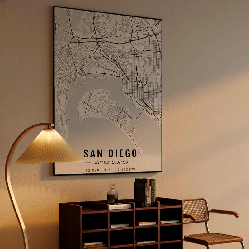 San Diego map