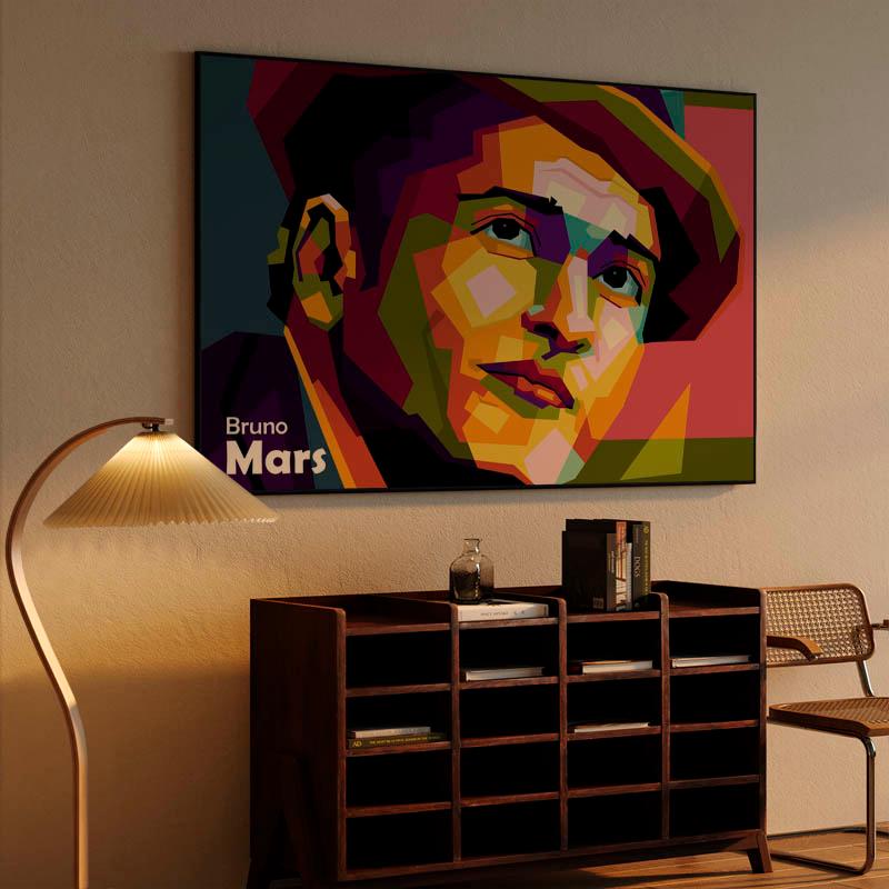 Bruno Mars in wpap art