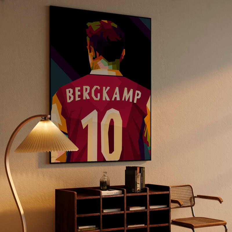 Dennis Bergkamp in Pop art fantastic