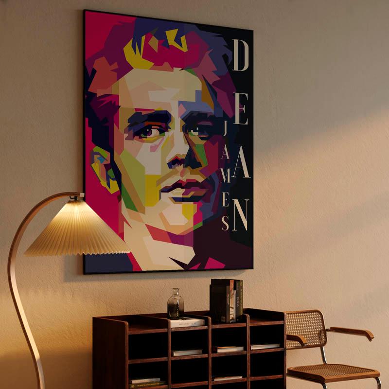 James Dean Hollywood Actor Pop Art WPAP