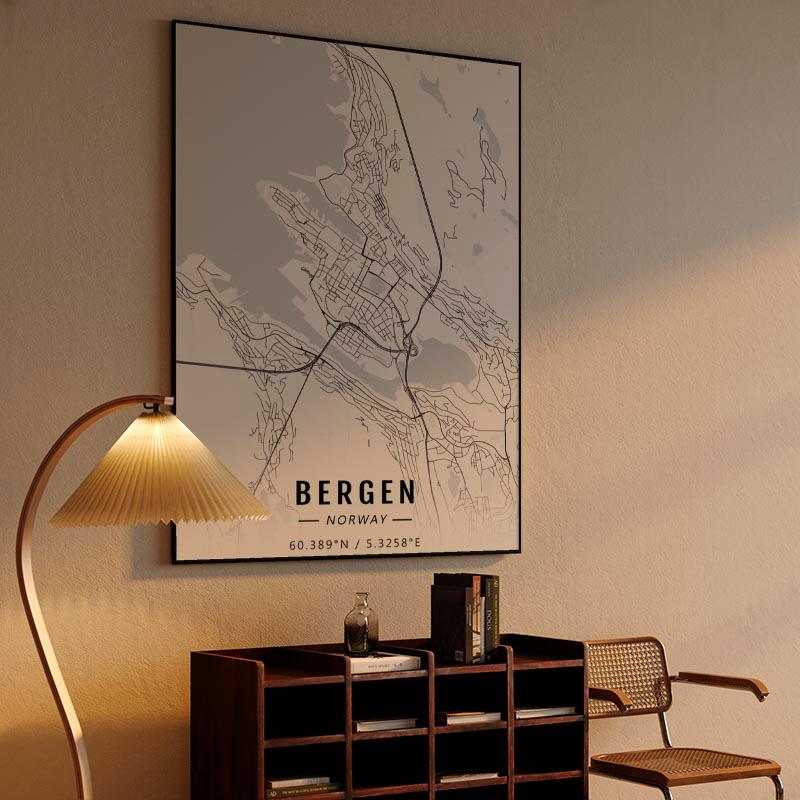 Bergen map