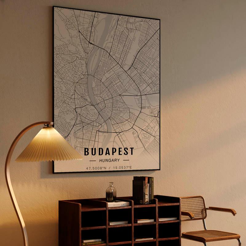 Budapest map